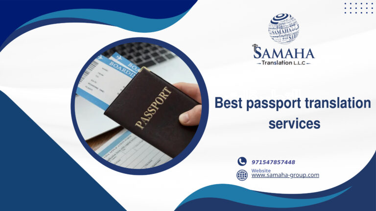 Best passport translation services